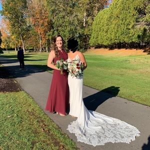 Keyhole Front Bridesmaid Dress